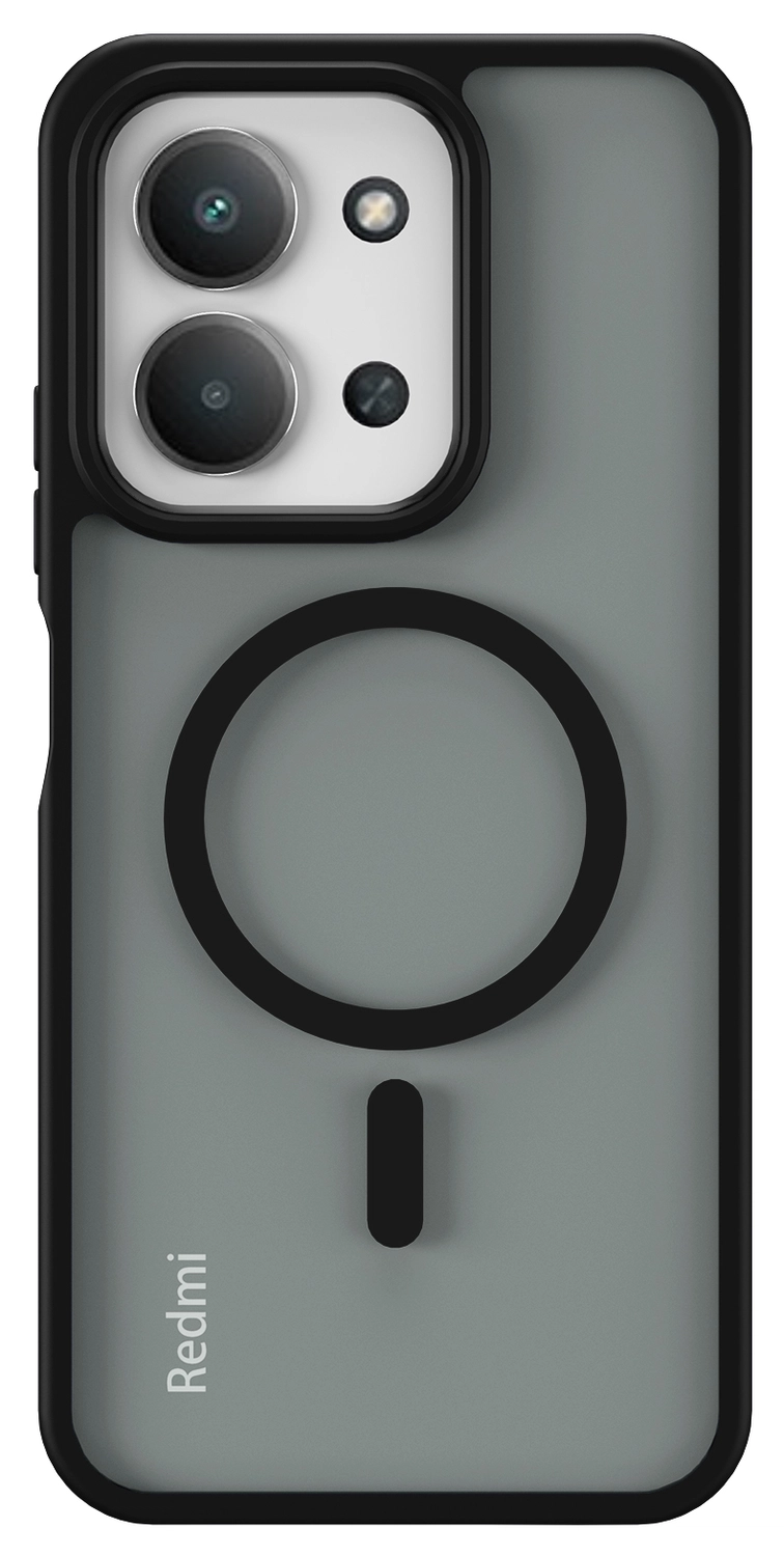 Xiaomi Redmi 15C Hoesje met MagSafe Back Cover Matte Zwart afbeelding 5