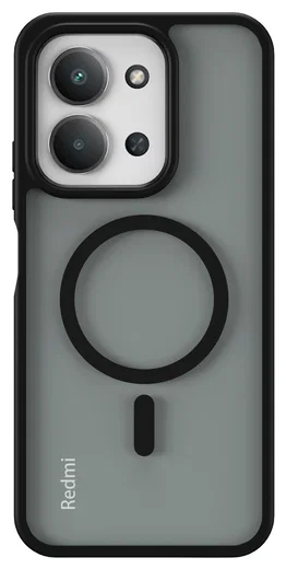 Xiaomi Redmi 15C Hoesje met MagSafe Back Cover Matte Zwart afbeelding 5
