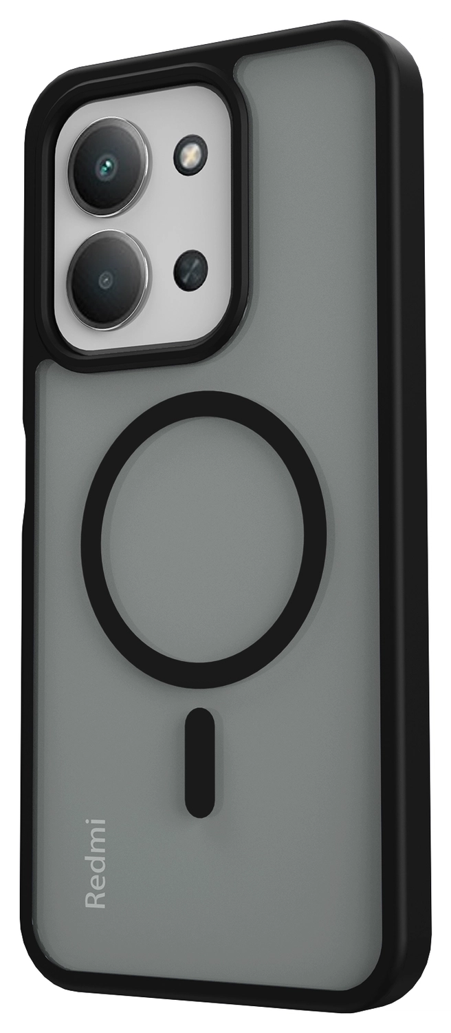 Xiaomi Redmi 15C Hoesje met MagSafe Back Cover Matte Zwart afbeelding 6