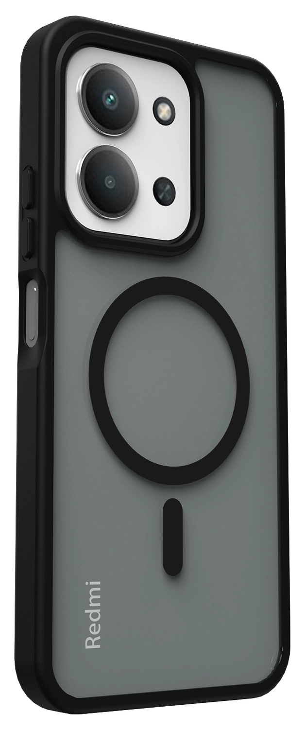 Xiaomi Redmi 15C Hoesje met MagSafe Back Cover Matte Zwart afbeelding 8