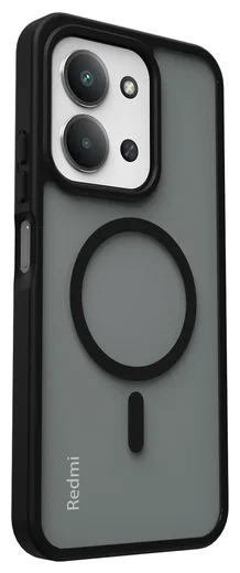 Xiaomi Redmi 15C Hoesje met MagSafe Back Cover Matte Zwart afbeelding 8