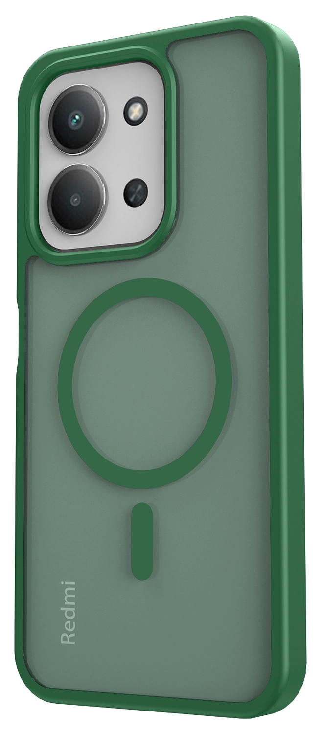 Xiaomi Redmi 15C Hoesje met MagSafe Back Cover Matte Groen afbeelding 6