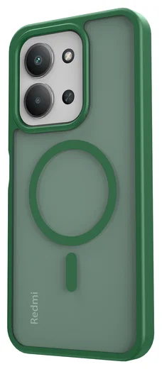 Xiaomi Redmi 15C Hoesje met MagSafe Back Cover Matte Groen afbeelding 6