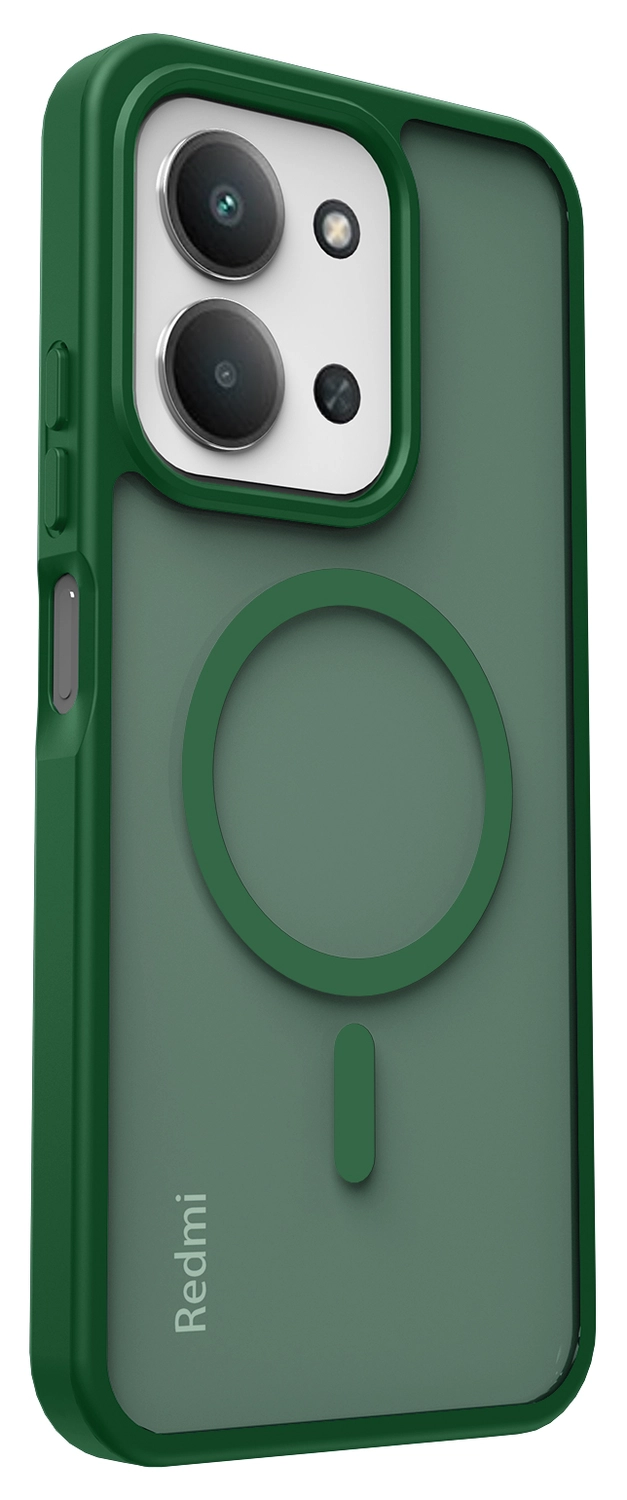 Xiaomi Redmi 15C Hoesje met MagSafe Back Cover Matte Groen afbeelding 8