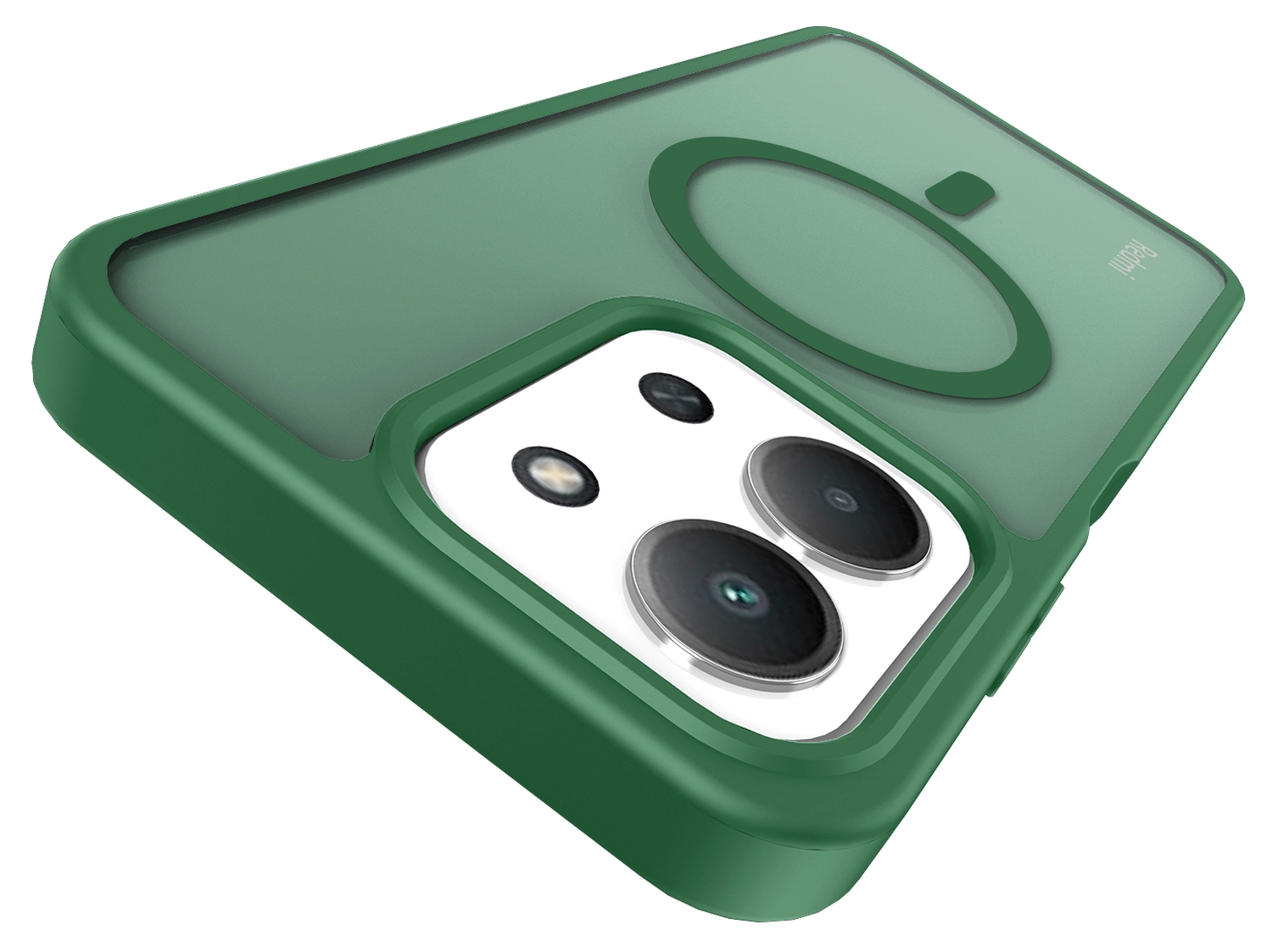 Xiaomi Redmi 15C Hoesje met MagSafe Back Cover Matte Groen afbeelding 9