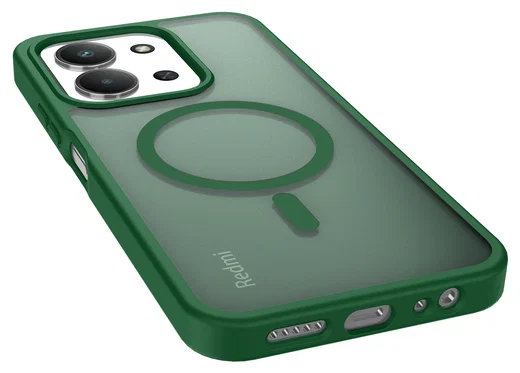 Xiaomi Redmi 15C Hoesje met MagSafe Back Cover Matte Groen afbeelding 11