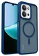 Xiaomi Redmi 15C Hoesje met MagSafe Back Cover Matte Blauw afbeelding 8