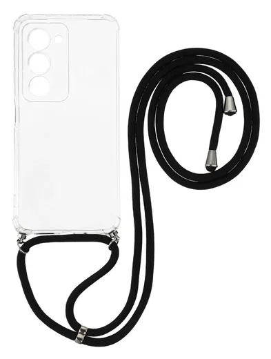 Xiaomi Redmi 15 (5G) Hoesje met Koord Schokbestendig TPU Transparant afbeelding 1