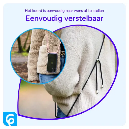 Xiaomi Redmi 15 (5G) Hoesje met Koord Schokbestendig TPU Transparant afbeelding 4