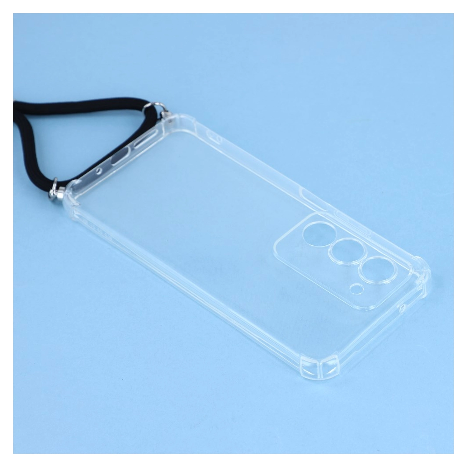 Xiaomi Redmi 15 (5G) Hoesje met Koord Schokbestendig TPU Transparant afbeelding 8