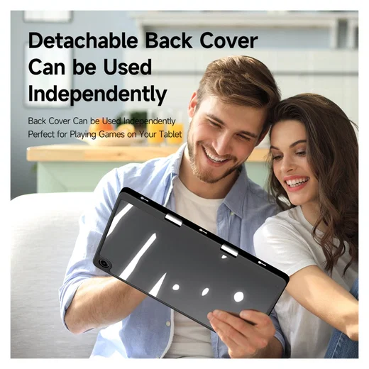 Dux Ducis Magi Samsung Galaxy Tab A11 Plus / A9 Plus Hoes V-Fold Book Case Zwart afbeelding 10