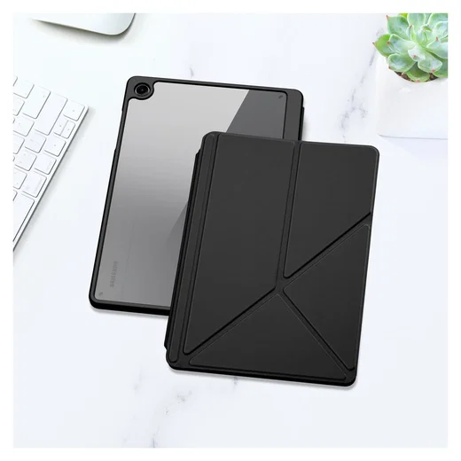 Dux Ducis Magi Samsung Galaxy Tab A11 Plus / A9 Plus Hoes V-Fold Book Case Zwart afbeelding 11