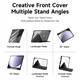 Dux Ducis Magi Samsung Galaxy Tab A11 Plus / A9 Plus Hoes V-Fold Book Case Zwart afbeelding 5