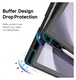 Dux Ducis Magi Samsung Galaxy Tab A11 Plus / A9 Plus Hoes V-Fold Book Case Zwart afbeelding 9