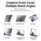 Dux Ducis Magi Samsung Galaxy Tab A11 Plus / A9 Plus Hoes V-Fold Book Case Grijs afbeelding 5
