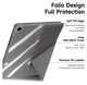Dux Ducis Magi Samsung Galaxy Tab A11 Plus / A9 Plus Hoes V-Fold Book Case Grijs afbeelding 6