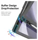 Dux Ducis Magi Samsung Galaxy Tab A11 Plus / A9 Plus Hoes V-Fold Book Case Grijs afbeelding 9