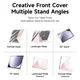 Dux Ducis Magi Samsung Galaxy Tab A11 Plus / A9 Plus Hoes V-Fold Book Case Roze afbeelding 5