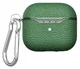 Apple AirPods 4 Hoesje Litchi TPU Schokbestendig Haak Groen afbeelding 1