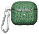 Apple AirPods 4 Hoesje Litchi TPU Schokbestendig Haak Groen