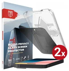 Rosso iPhone 16 Plus Privacy Glass met Installatietray Dust Removal (2-Pack) afbeelding