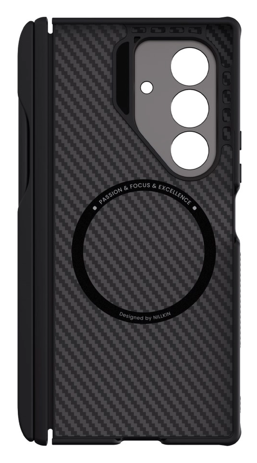 Nillkin CarboProp Samsung Z Fold 7 Hoesje MagSafe Back Cover met S-Pen Zwart afbeelding 10