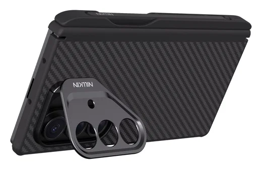 Nillkin CarboProp Samsung Z Fold 7 Hoesje MagSafe Back Cover met S-Pen Zwart afbeelding 2