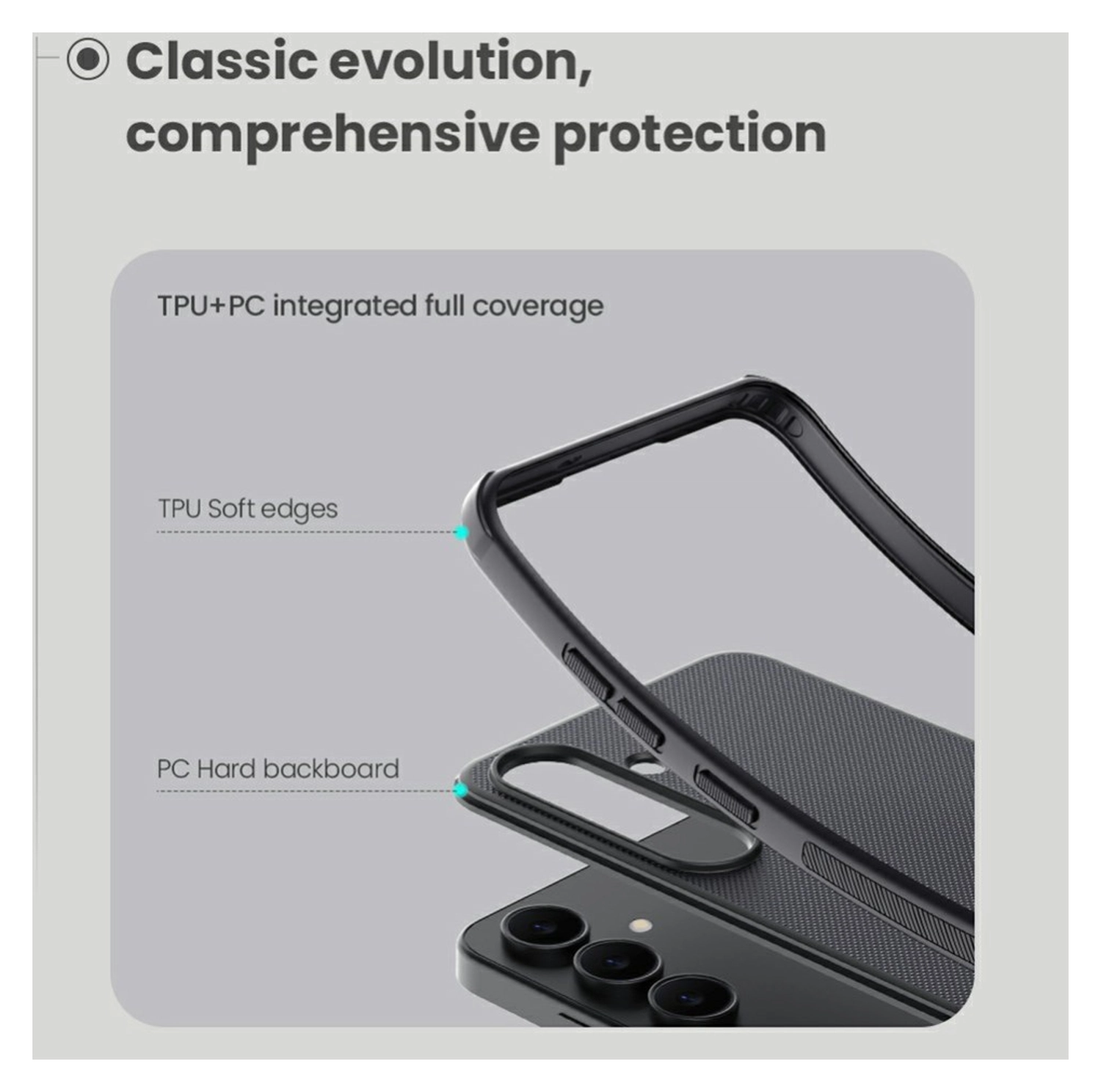 Nillkin Frosted Shield Samsung Galaxy S25 FE Hoesje MagSafe Back Cover Zwart afbeelding 8
