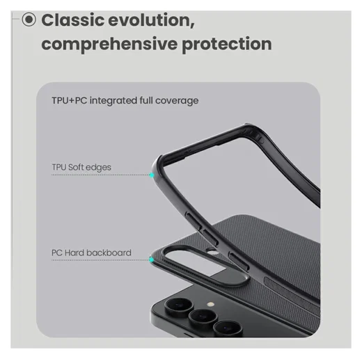 Nillkin Frosted Shield Samsung Galaxy S25 FE Hoesje MagSafe Back Cover Zwart afbeelding 8