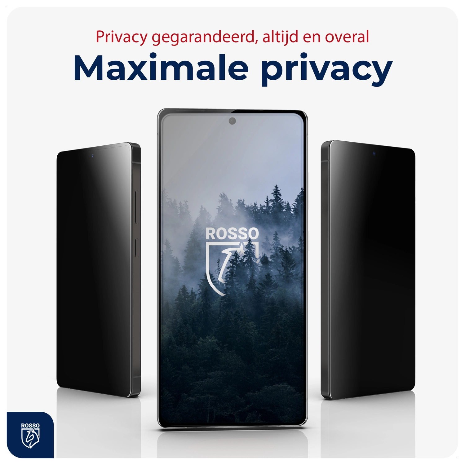Rosso iPhone 16 Pro Privacy Glass met Installatietray Dust Removal (2-Pack) afbeelding 4