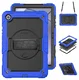 Samsung Galaxy Tab A11 Plus Hoes met Screen Protector en Handriem Blauw afbeelding 4