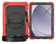 Samsung Galaxy Tab A11 Plus Hoes met Screen Protector en Handriem Rood afbeelding 2