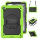 Samsung Galaxy Tab A11 Plus Hoes met Screen Protector en Handriem Groen afbeelding 4