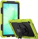 Samsung Galaxy Tab A11 Plus Hoes met Screen Protector en Handriem Groen