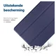 Samsung Galaxy Tab A11 Hoes Tri-Fold Book Case met Standaard Blauw afbeelding 3