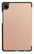 Samsung Galaxy Tab A11 Hoes Tri-Fold Book Case met Standaard Roze Goud afbeelding 2