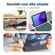 Samsung Galaxy Tab A11 Hoes Tri-Fold Book Case met Standaard Sterrennacht afbeelding 5