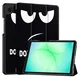 Samsung Galaxy Tab A11 Hoes Tri-Fold Book Case met Standaard Touch