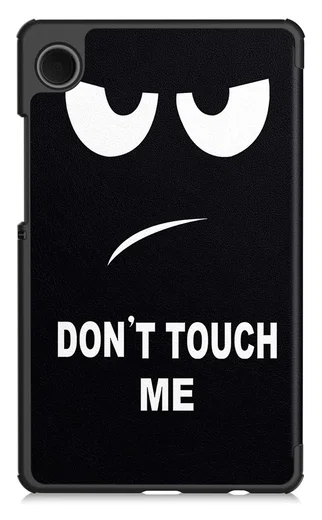 Samsung Galaxy Tab A11 Hoes Tri-Fold Book Case met Standaard Touch afbeelding 2