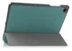 Samsung Tab A11 Plus / A9 Plus Tri-Fold Hoes met Standaard Groen afbeelding 3