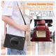 Samsung Galaxy Tab A11 Plus Hoes Back Cover met Kickstand en Handriem Zwart afbeelding 5
