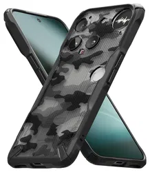 Ringke Fusion X Nothing Phone (3) Hoesje Back Cover Camo Zwart afbeelding
