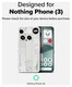 Ringke Fusion X Nothing Phone (3) Hoesje Back Cover Camo Zwart afbeelding 2