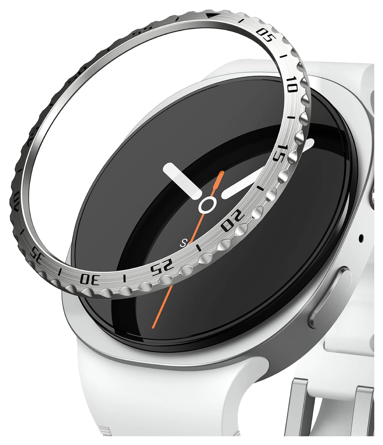 Ringke Bezel Styling - Galaxy Watch 8 44MM - Randbeschermer - Zilver afbeelding 1