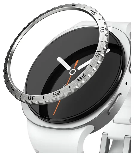 Ringke Bezel Styling - Galaxy Watch 8 44MM - Randbeschermer - Zilver afbeelding 1