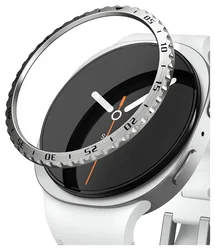 Ringke Bezel Styling - Galaxy Watch 8 44MM - Randbeschermer - Zilver afbeelding