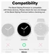 Ringke Bezel Styling - Galaxy Watch 8 44MM - Randbeschermer - Premium Zwart afbeelding 2