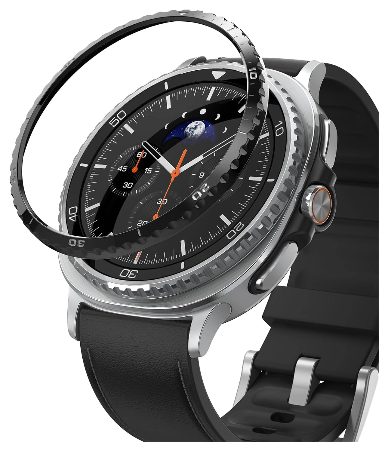 Ringke Bezel - Galaxy Watch 8 Classic 46MM - Randbeschermer - Zwart afbeelding 1