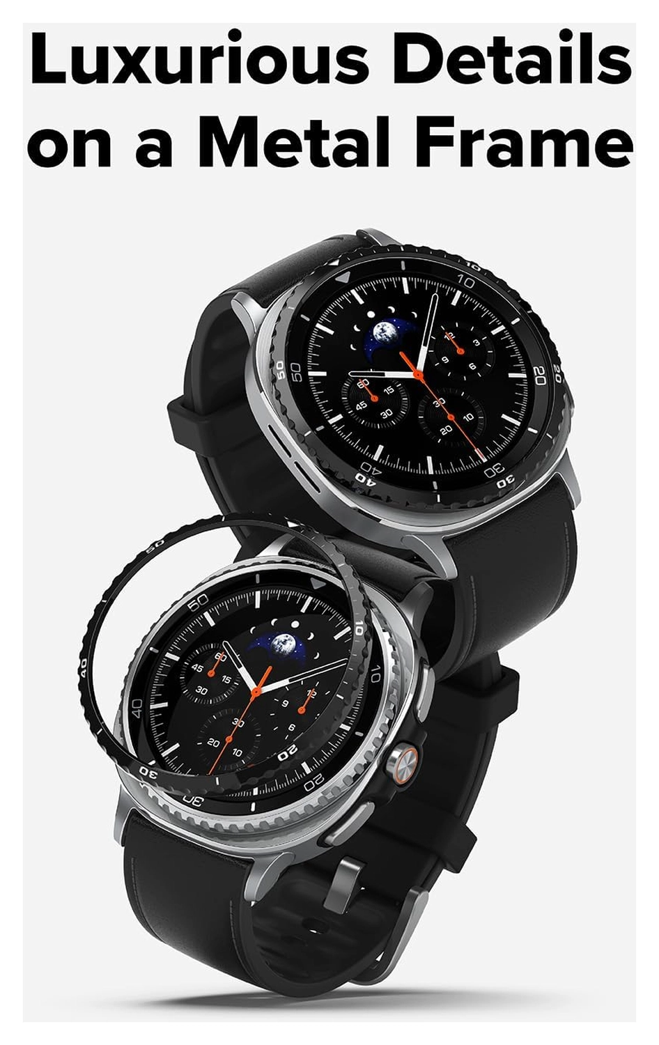 Ringke Bezel - Galaxy Watch 8 Classic 46MM - Randbeschermer - Zwart afbeelding 3