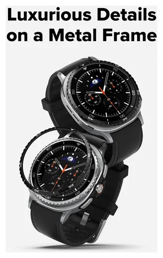 Ringke Bezel - Galaxy Watch 8 Classic 46MM - Randbeschermer - Zwart afbeelding 3